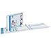 Avery Heavy-Duty View Binder, White with 2-Inch Three Booster Slant Rings, Fits 11 x 17 Inches, 1 Binder, White (72126)