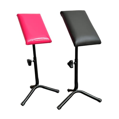 Suporte tripé com regulagem de altura para manicure e pedicure (Preto)