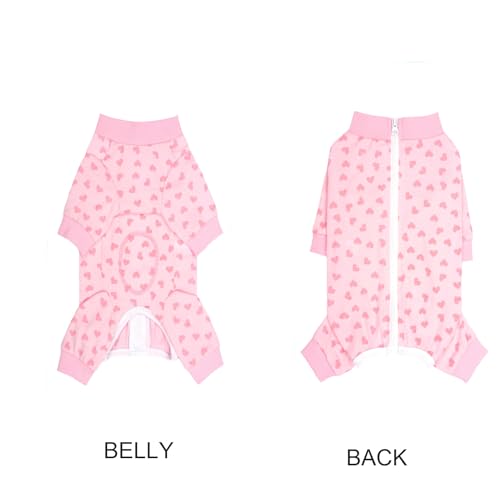 Image of Surgery Recovery Suit for Small Medium Dogs, Long Sleeve Dog Onesie for Surgery Female Dogs Pajamas Abdominal Wound Bandages Surgical Suit Recovery Suit for Shedding Skin Disease