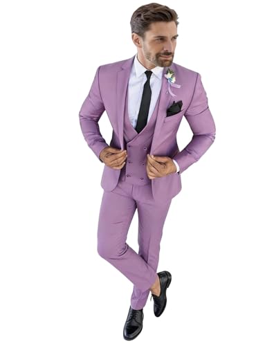 Costume complet 3 pièces homme aux finitions tailleur haut de gamme