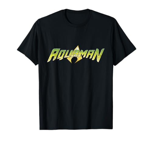 DC Aquaman Logo Distressed T-Shirt