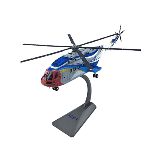 Hélicoptère AC313 maquette 1:48 modèle alliage transport civil statique fini