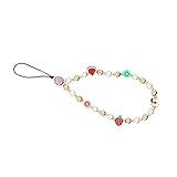 Telefon-aufhängeseil: die telefonkette ist aus guten und hochwertigen materialien gefertigt, sicher und langlebig zu verwenden, polymer clay lanyard