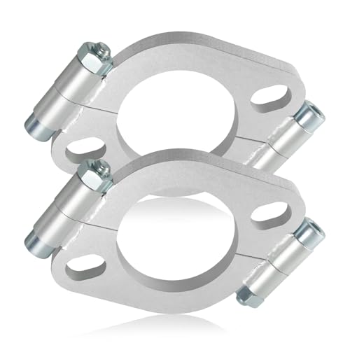 LWNWPPER 2 inch Exhaust Flange Repair kit, 2PCS Split Flanges with 2 Bolts.