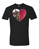 Personalized Heart Shaped Sequin with Picture Unisex Shirt, Custom Reversible Sequin T Shirt, Custom Birthday Photo, Gift Tee, Gag White/Black