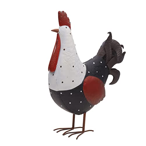 Elements 16.75x7x21.5 Inch Metal Chicken Kitchen Tabletop Decor by Elements - Image 5