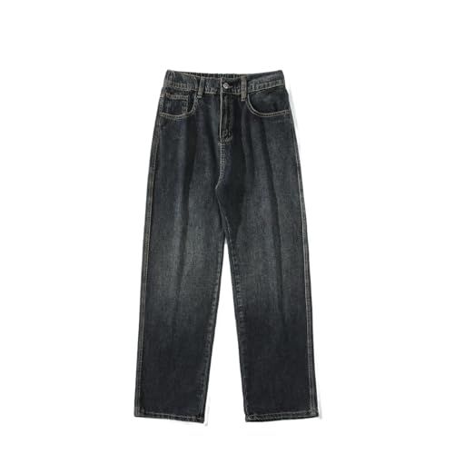 Men's Jeans Street Spring Denim Vintage Elastic Waist Pants