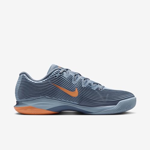 Nike Vapor 12 Men's Hard Court Tennis Shoes (FV5552-400, Ashen Slate/Light Armory Blue/Marrakesh/Obsidian)3