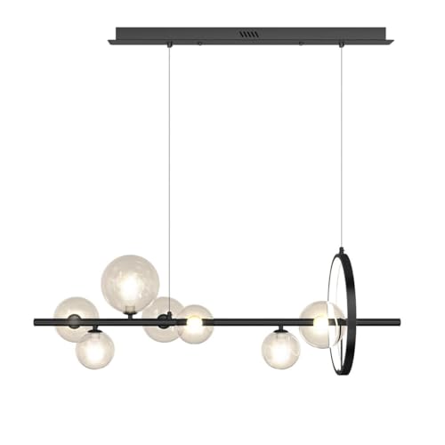 Lustre pour table à manger et îlot central avec éclairage LED puissant