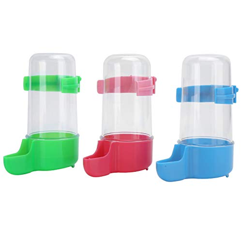 3Sets Birds Automatic, Drinker Parrot Feeding Drinking Feeder Water Container Dispenser