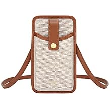 JW PEI Aylin Canvas & Quinn Vegan Leather Cell Phone Crossbody Bag