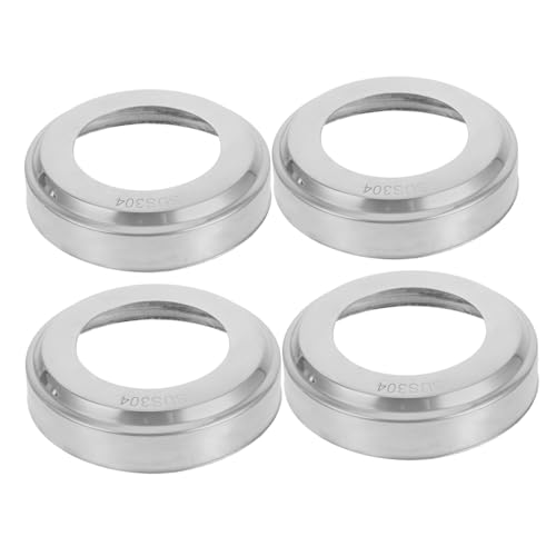 CAXUSD 4pcs Stainless Steel Armrest for Pipe Garment Pool Ladder Handrails Deck Flange