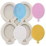 Sijiangmold Ballon Silikonformen Luftballon Fondantform Für Babyparty Kuchendekoration Schokolade Cupcake Topper Süßigkeiten Polymer Ton Blütenpaste