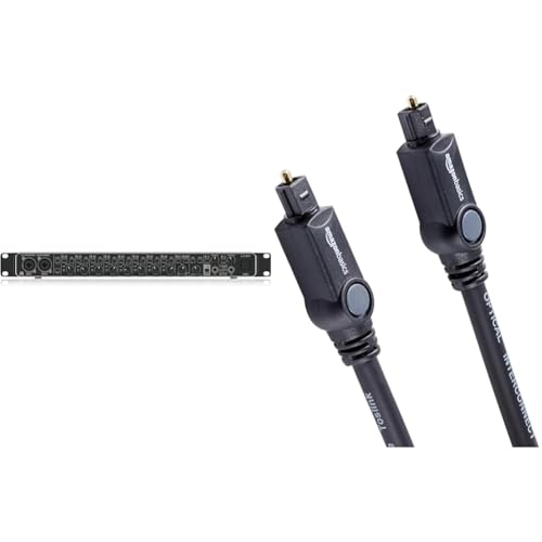 Interfaz de audio USB UMC1820 de 24 bits con cable de audio digital Toslink