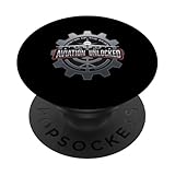 Luftfahrtelektronik Flugzeugwartung Flugzeugmechaniker PopSockets Klebender PopGrip