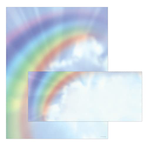 Papeterie à en-tête Great Papers arc-en-ciel compatible imprimante laser et jet d'encre