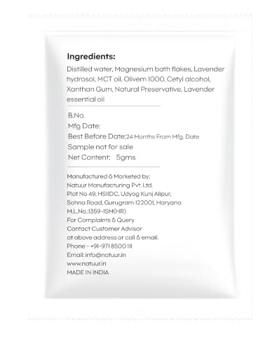 Image of NATUUR Magnesium lavender body lotion 10ml