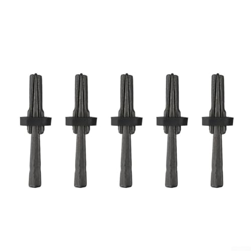 Juego de 5 cuñas de separación de piedra de 125 x 14 mm, para piedras duras, granito y hormigón, herramienta manual manual con S duradero