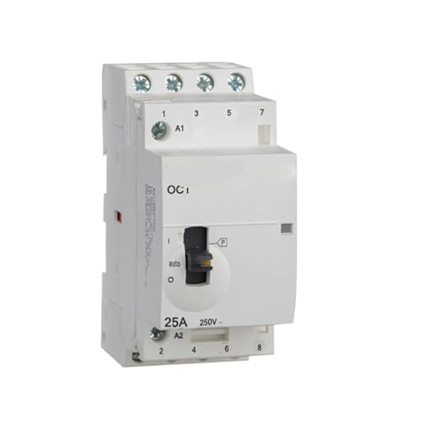 Contacteur modulaire AC 25A pour tableau électrique rail DIN 230V