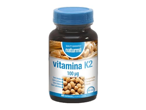 Dietmed NATURMIL Vitamina K2-60 Comprimidos - Apoyo Óseo y Cardiovascular