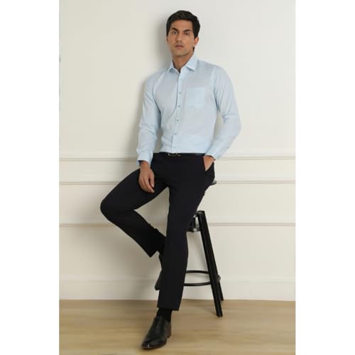 Image of Van Heusen Men's Cotton Slim Fit Durapress Superior Textured Shirt