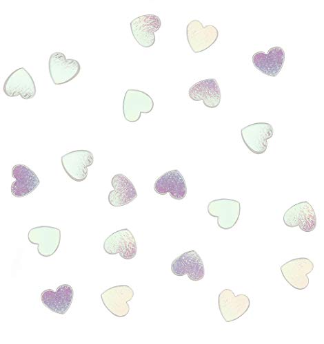 Confettis cœur iridescent 6mm pour sublimer vos décorations faites main - 2