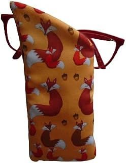 Fox Foxes Glasses Case Lined Padded