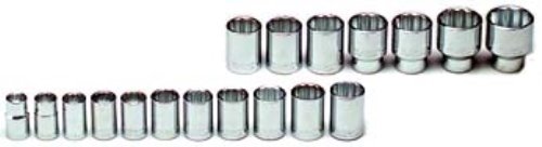 Wright Tool #469 18-Piece 12-Point Standard Metric Socket Set