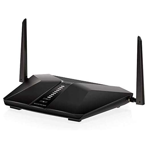 NETGEAR Nighthawk 4-Stream AX4 WiFi 6-router med 4G LTE inbyggt modem (LAX20) – AX1800 WiFi (upp till 1,8 Gbps) | 1 500 kvm täckning