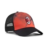 PUMA Unisex AC Milan King Trucker Cap, for All Time Red- Black AH26, OSmallFA ACM Cap
