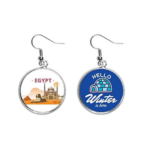 Joyería del pendiente del hielo egipcio ideal para cenas y eventos nocturnos