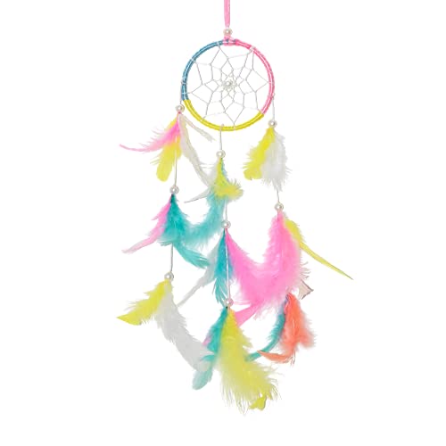 Image of Asian Hobby Crafts Natural Dyed Feathers for Craft Projects & Dream Catcher Making | 50 Premium Multicolor Feathers (4-5 inch Approx.) for Decorations & Art Creations | Bright & Vibrant, Multi-Pack