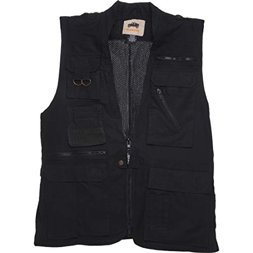 Image of Humvee Utility Vest with 21 Pockets -Travel, Safari, Hunting, Camping, 100% Cotton, Tactical Jacket for Men & Women