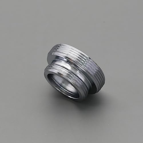 Create idea 2 adaptadores M22 a M28 con arandelas, rosca macho, conector de grifo, accesorios de montaje de tubería, cobre plateado