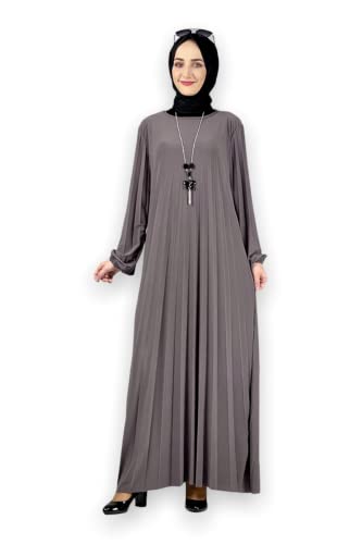 Muslim Dress for Women, Abayas for Women, Muslim Clothes for Women, Hijabs (Mink, 2X-Large)