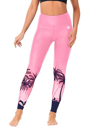 Image of AOBUTE Women Swim Pants UPF 50+ Rash Guard Pants High Waisted Swimming Leggings