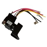 URPIZY Ersatz-Schalter f¨¹r Elektrobohrmaschine, f¨¹r Makita DJR186 und JR186D, Modell 650760-0, Robustes ABS+Metall-GEH?use, einfache Montage, schwarz