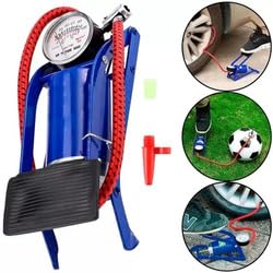 Bomba De Ar Com Pedal Tanque Alta Pressão Para Encher Pneus Bike Carro Bicicleta Bola Colchão