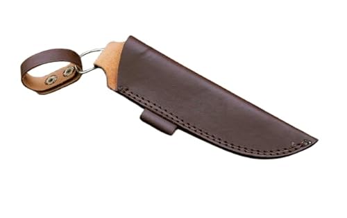 Bainha de faca de couro – Capa de lâmina reta para coldre, estojo de couro premium para facas de lâm