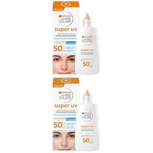 Garnier Antioxidatives Super UV-Sonnenschutz-Fluid mit LSF 50+ Set mit 2