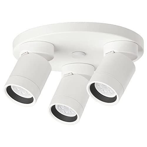 Digital Shoppy Ceiling Spotlight with 3 Spots, White