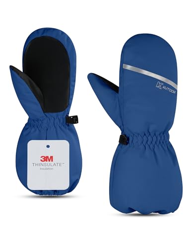 KUTOOK Fäustlinge Kinder Winter Handschuhe Skihandschuhe...