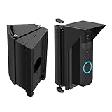 OLAIKE Waterproof Adiustable Angle Mount for B-link Video Doorbell, Nest Doorbell(Wired), Video Doorbell Wired/Pro/ Pro 2/4/3/3 Plus/2nd Gen (2020 release)/2/1, Expand View Area 30 to 60 Degree, Black