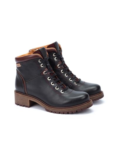 PIKOLINOS Flat Ankle Boots Leather Aspe for Woman2