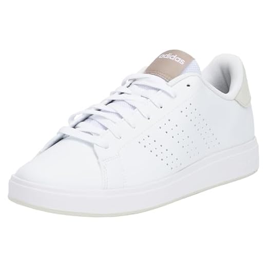adidas Homme Advantage Base 2.0 Shoes Chaussures, Cloud White/Cloud White/Orbit Grey, 36 2/3 EU