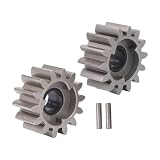 Rasenmäher Antriebsritzel Kit, 14 Zähne R+L mit 2 Antriebsstiften Metall Ersatzteile, für Brast Daye für Rotenbach für effizientes Schneiden und verlängerte Lebensdauer des Rasenmähers