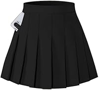 Algopix Similar Product 5 - Women Skirt Comfy High Waist School