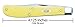 Case WR XX Pocket Knife Yellow Synthetic Slimline Trapper Cv Item #031 - (31048 Cv) - Length Closed: 4 1/8 Inches