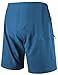 Men's Mountain Bike Shorts 3D Padded Baggy Bicycle Riding Cycling Shorts Quick Dry Lightweight Biking Shorts(Blue S)