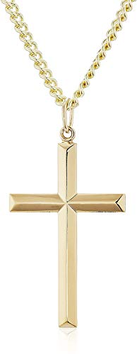 Chaîne croix or 14ct maille cubaine Miami pour le style quotidien des ados